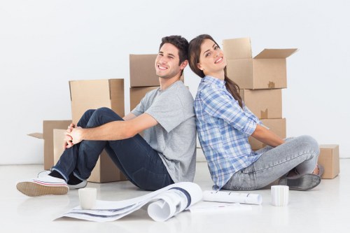 Secure storage and careful handling of items by removals staff