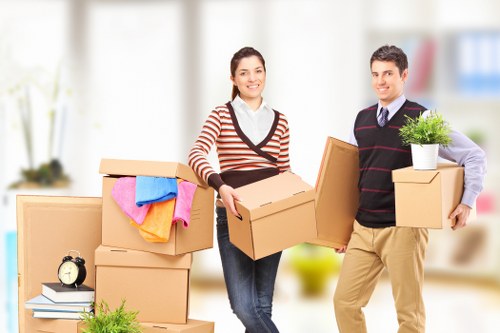 Spacious moving truck in Andstorage with organized cargo area