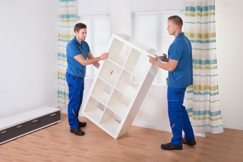 Household items packed for staged removals and storage