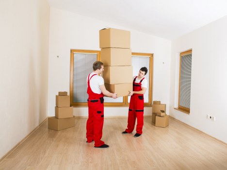 Local house removals in Andstorage with furniture loaded into a removals vehicle